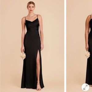 Birdy Grey Black Catherine Matte Satin Wedding Dress